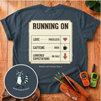 Coffee & Love Back Print T-Shirt