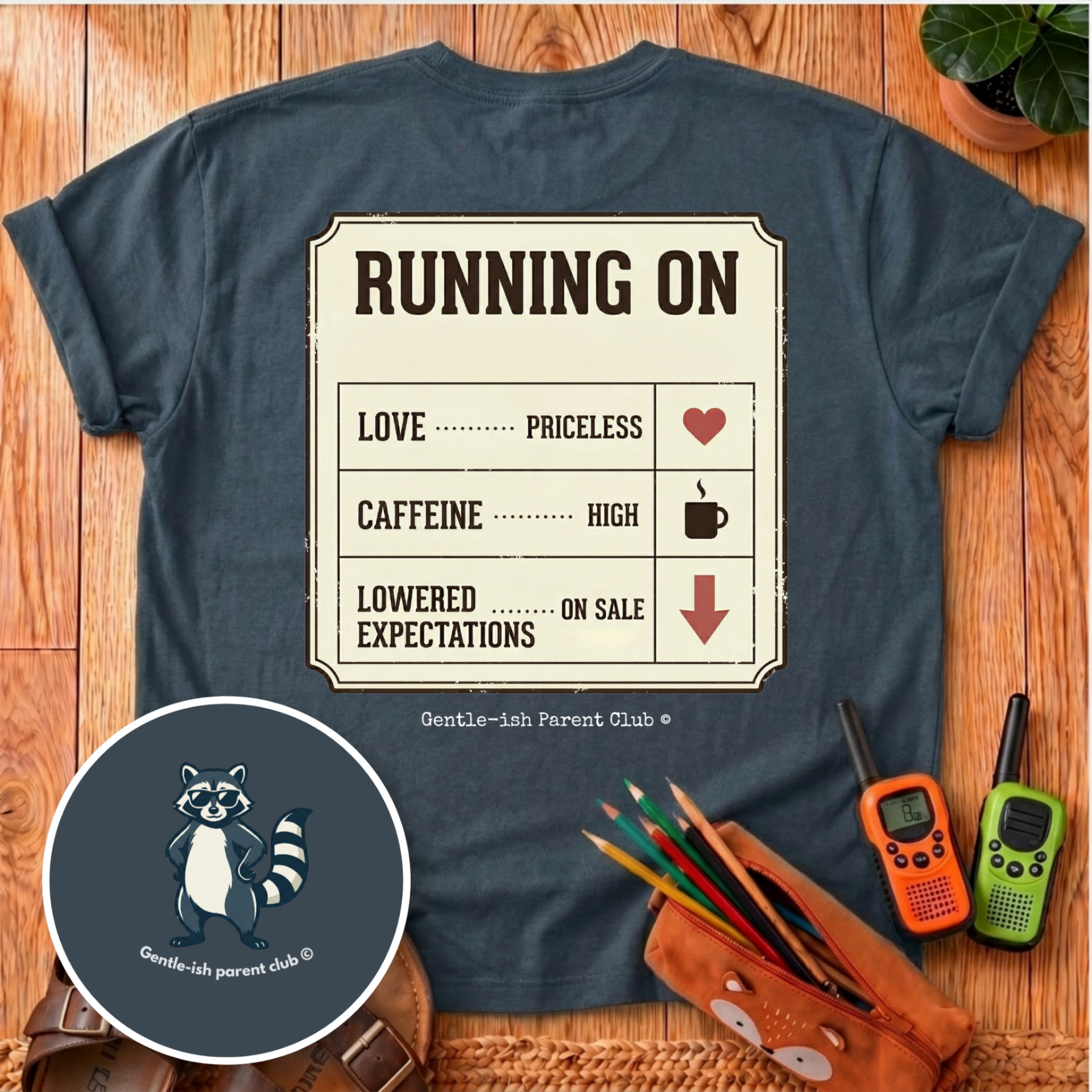Coffee & Love Back Print T-Shirt