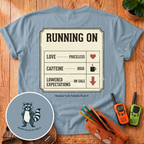 Coffee & Love Back Print T-Shirt