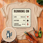 Coffee & Love Back Print T-Shirt