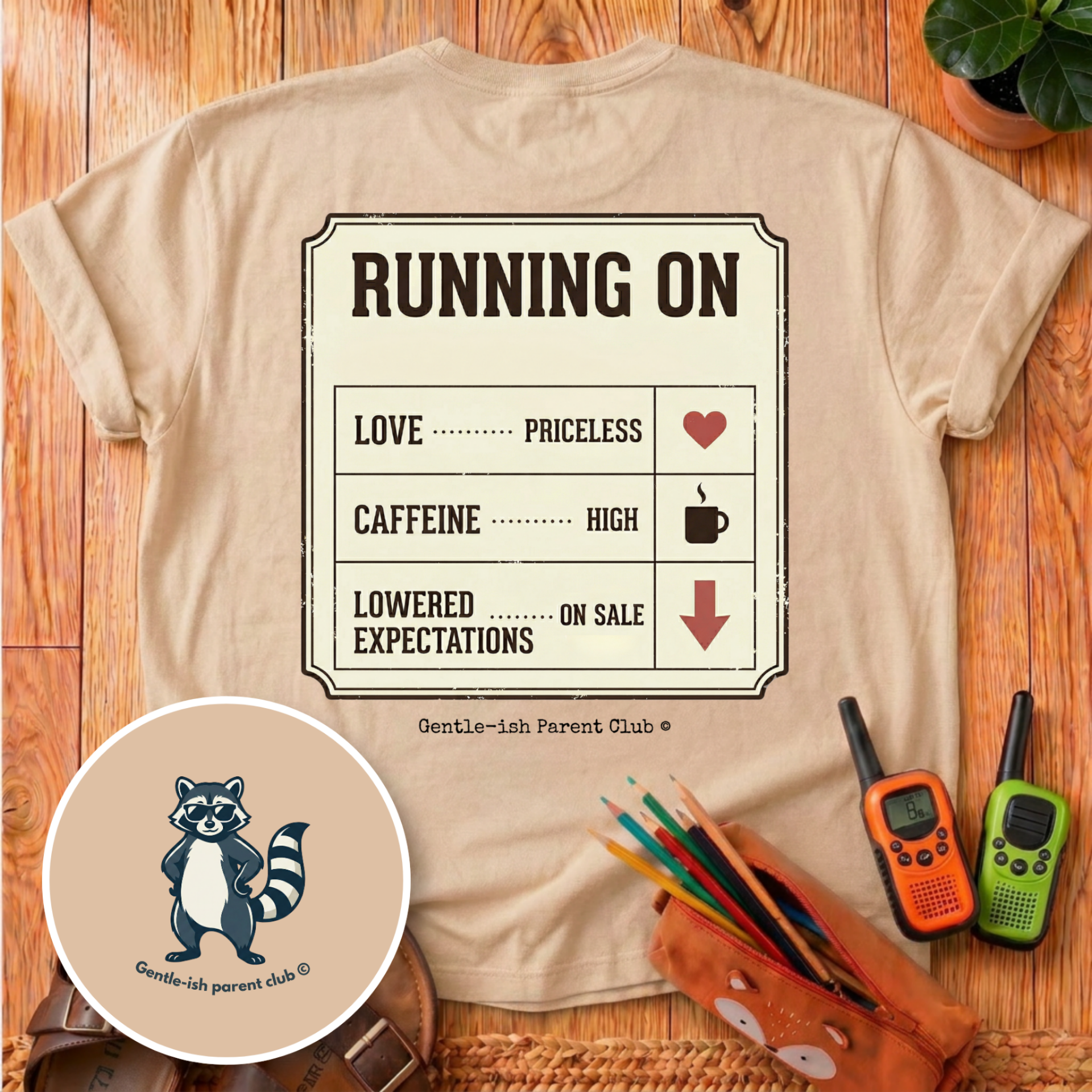 Coffee & Love Back Print T-Shirt