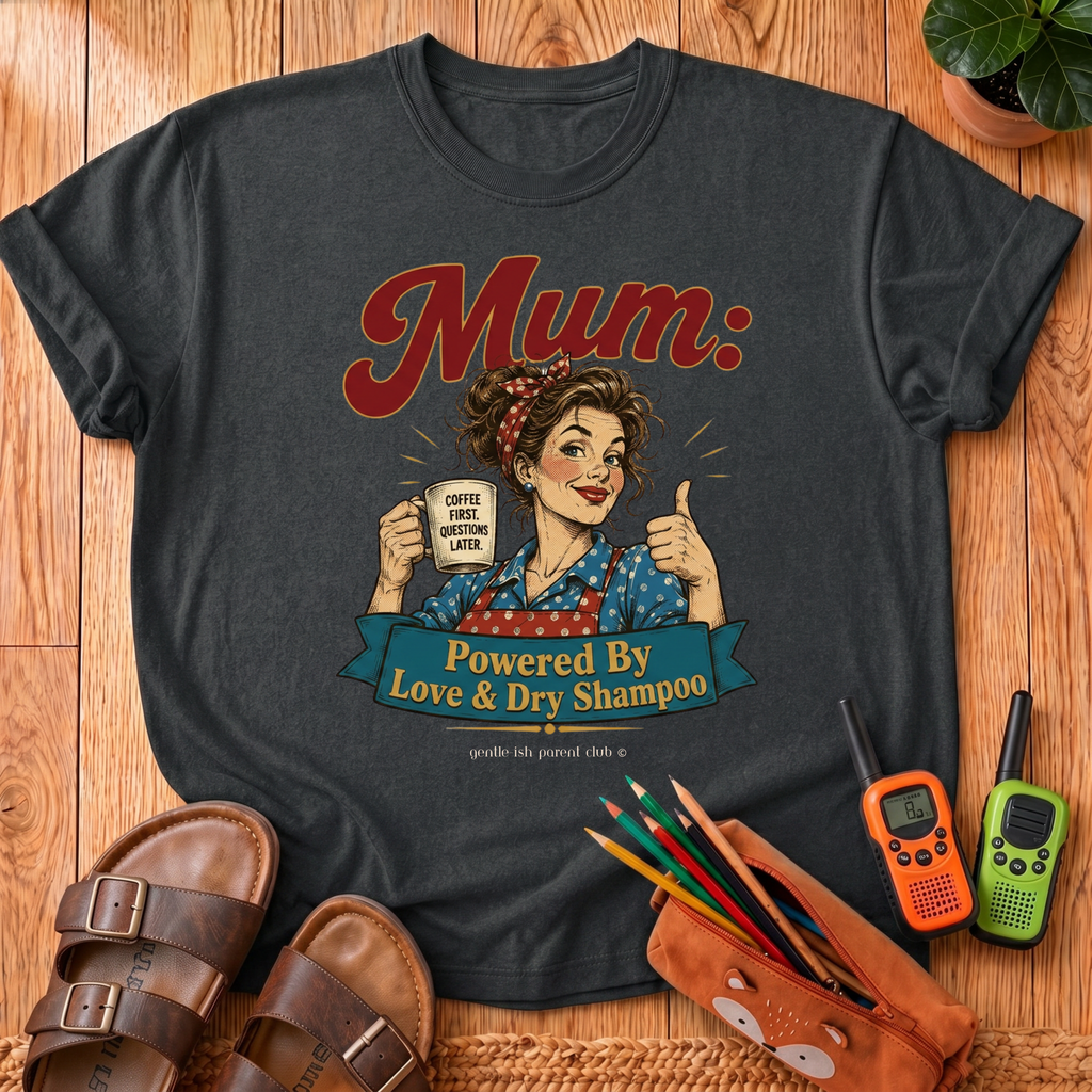Mum Powered by Love T-Shirt