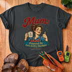 Mum Powered by Love T-Shirt