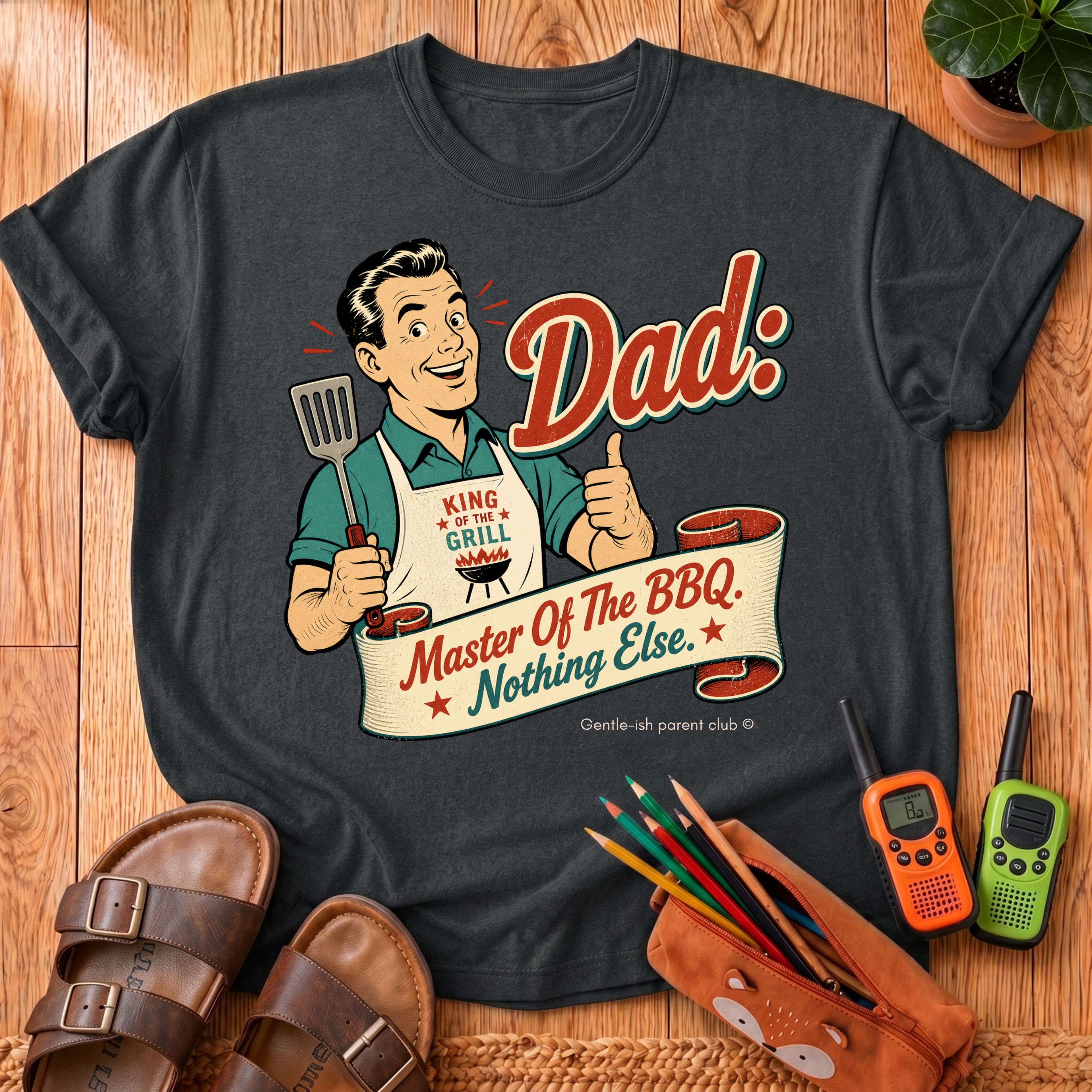 Dad Master of the BBQ T-Shirt