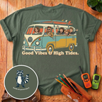 Good Vibes Back Print T-Shirt