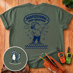 Professional Deep Breather Back Print T-Shirt