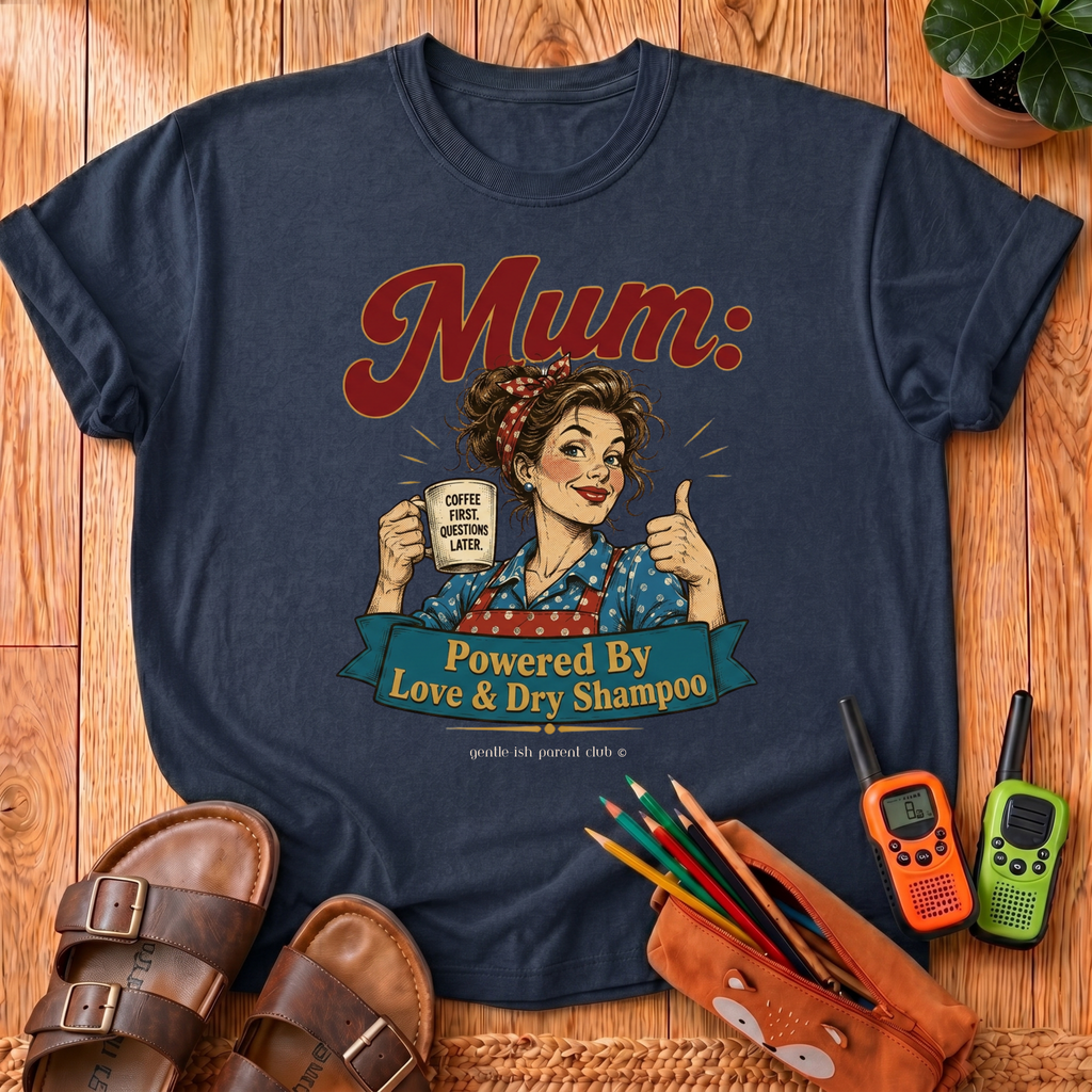 Mum Powered by Love T-Shirt