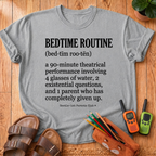 Bedtime Routine Definition T-Shirt