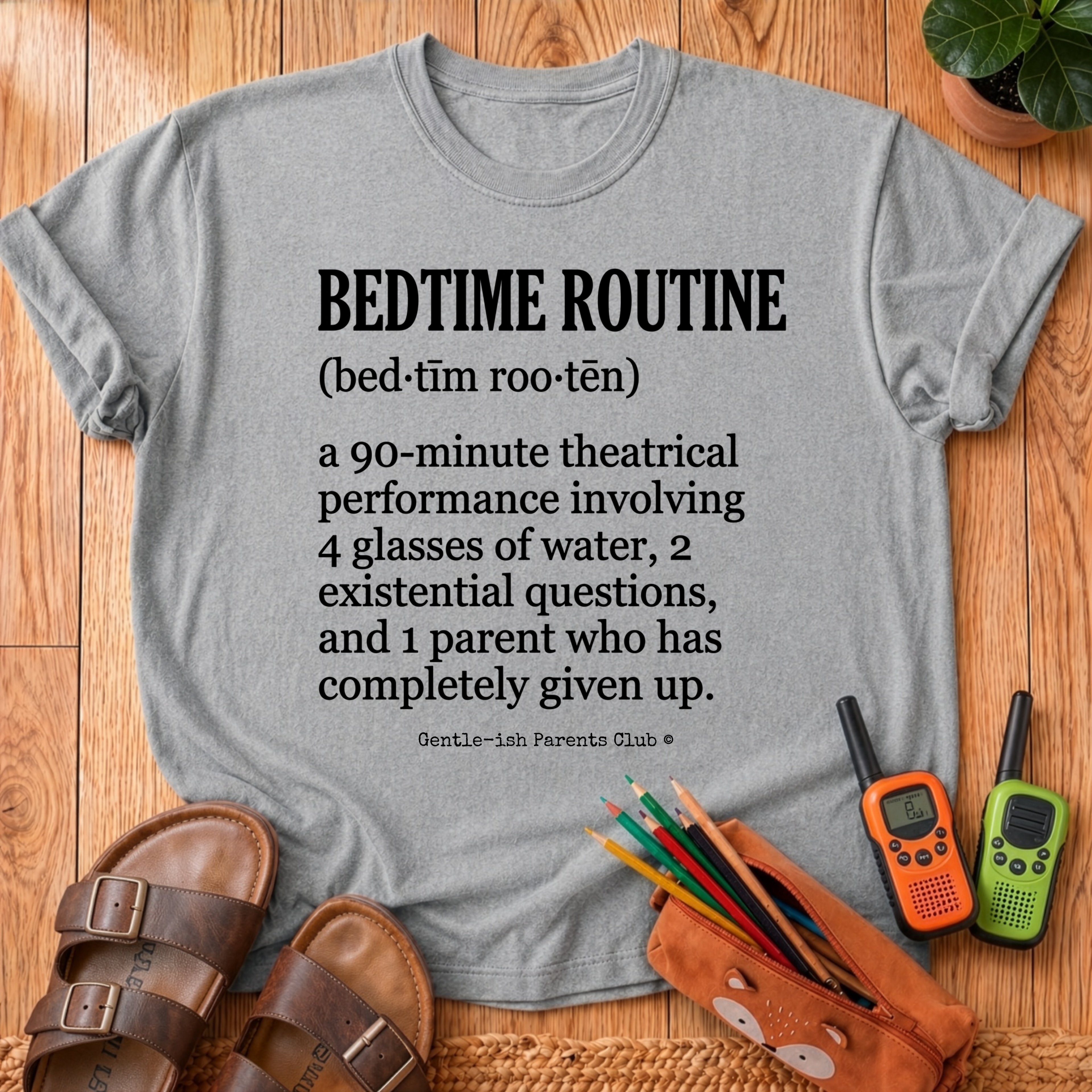 Bedtime Routine Definition T-Shirt