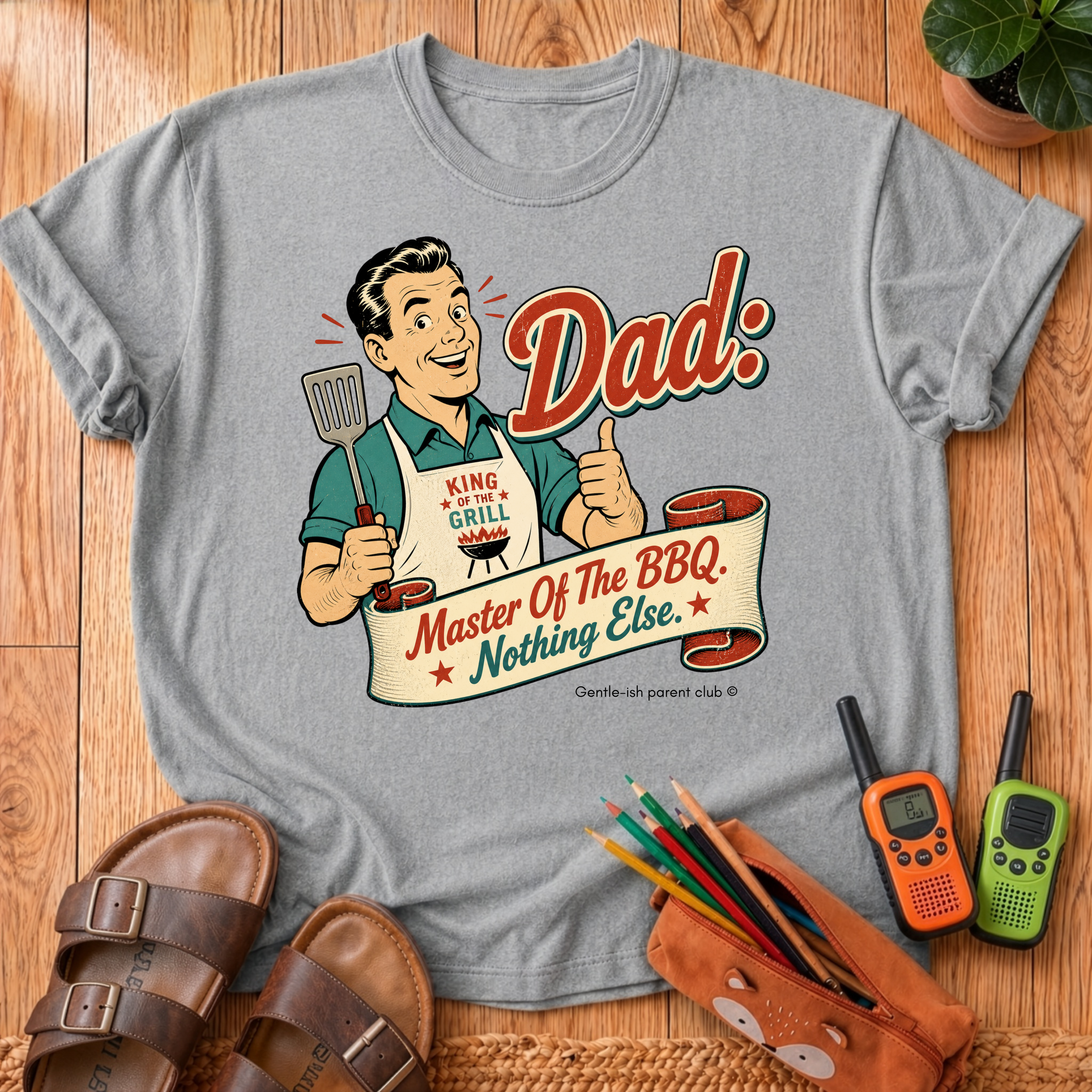 Dad Master of the BBQ T-Shirt