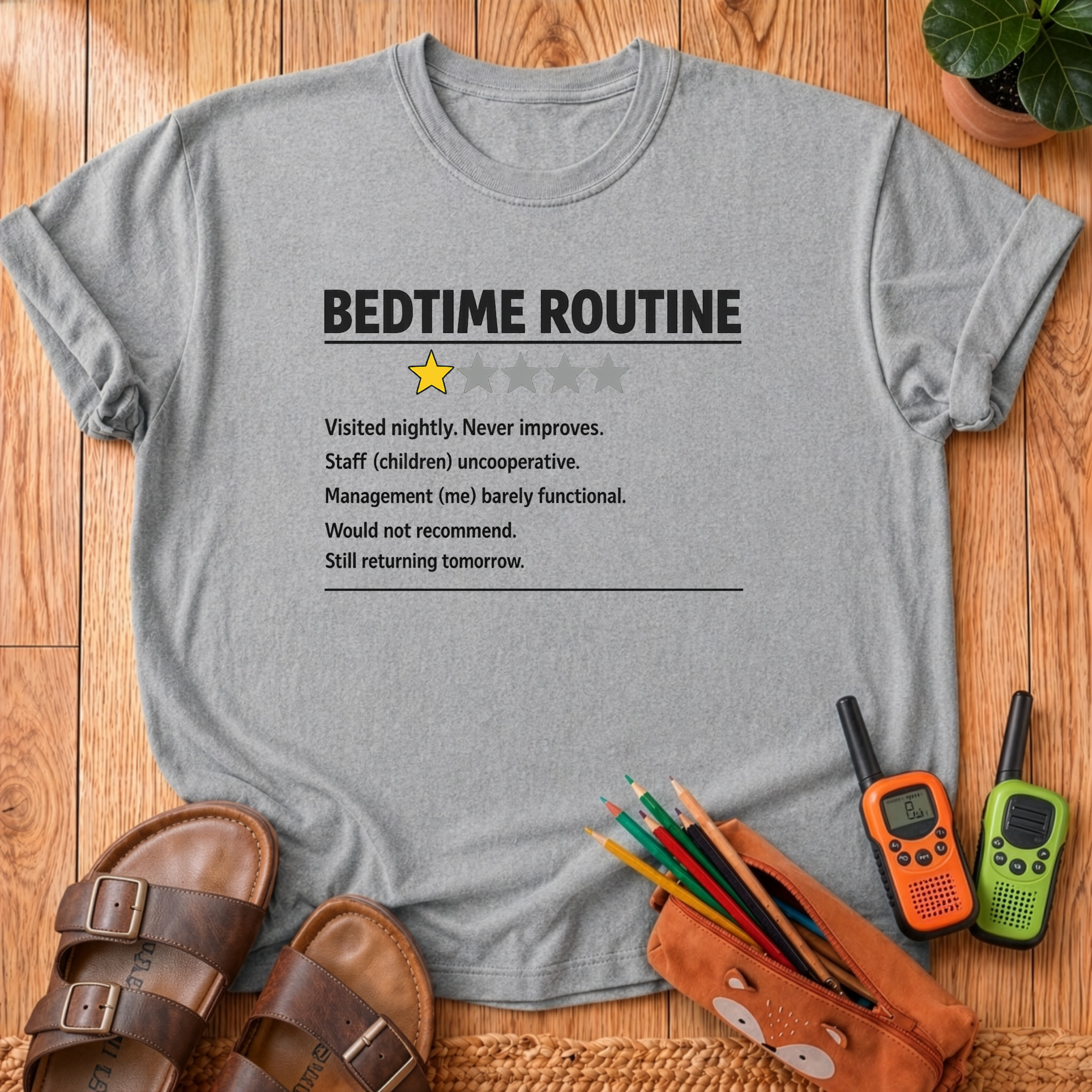 Bedtime Routine  Review T‑Shirt