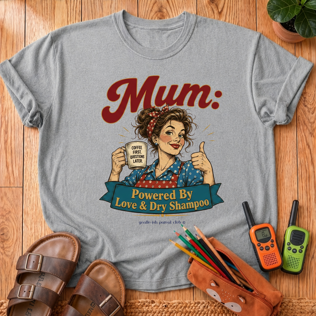 Mum Powered by Love T-Shirt