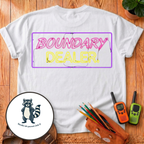 Boundary Dealer Back Print T-Shirt