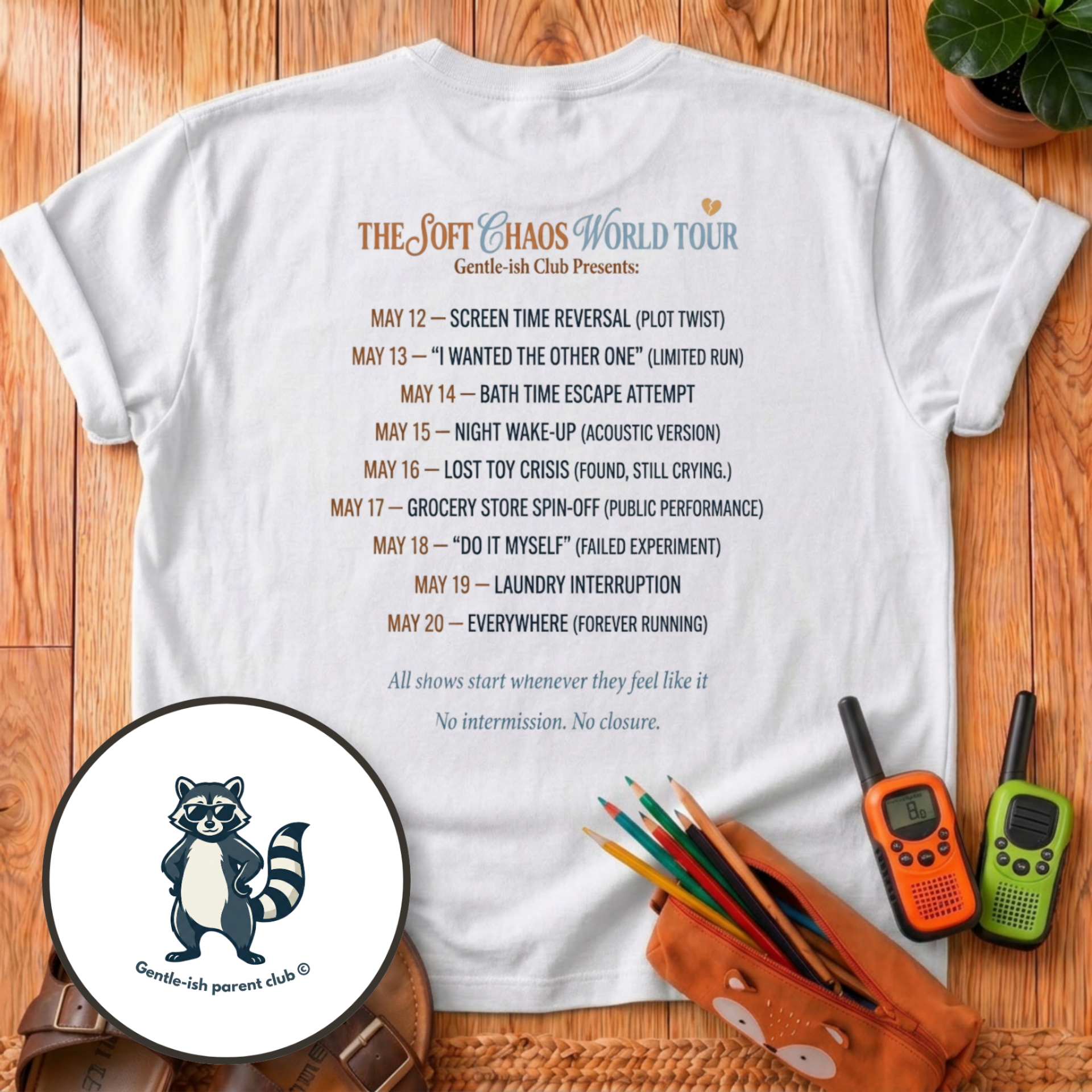 The Soft Chaos Back Print T-Shirt
