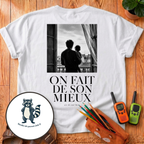 On Fait De Son Mieux Back Print T-Shirt