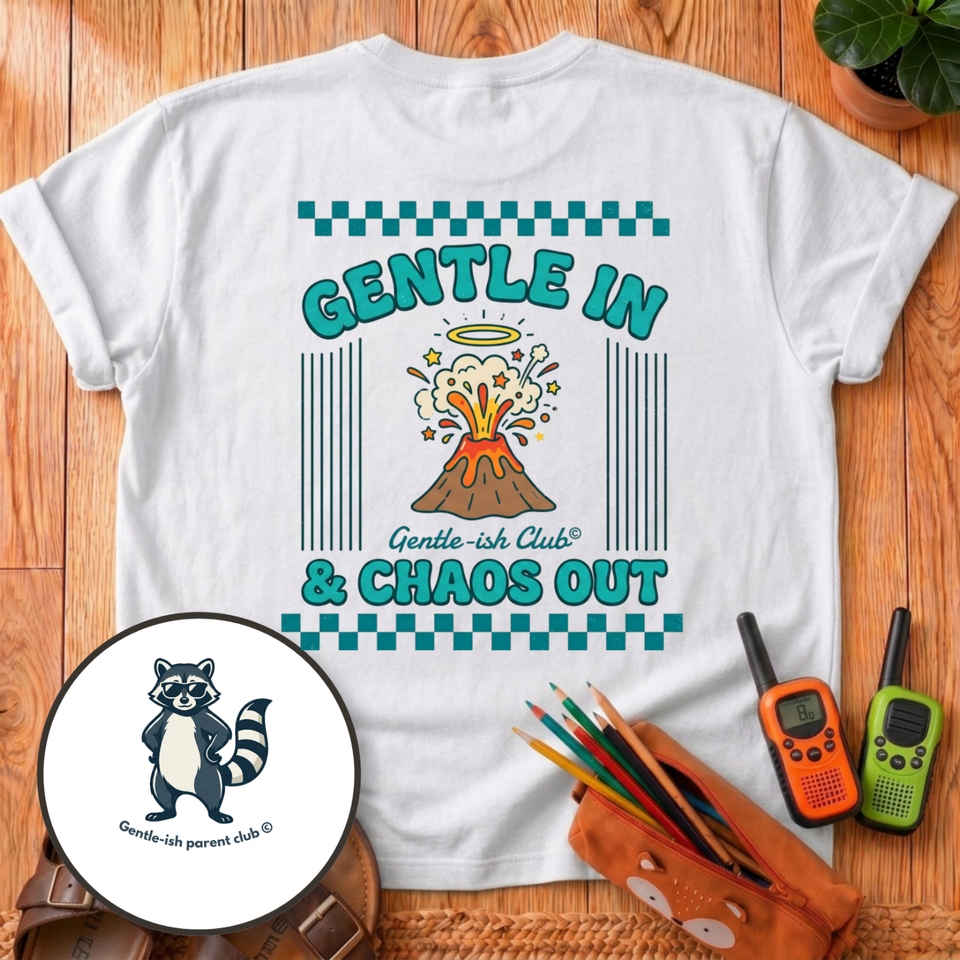 Chaos Out Back Print T-Shirt