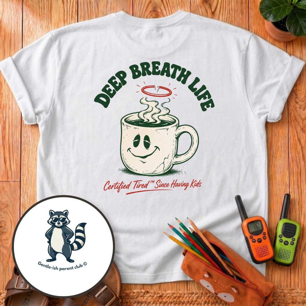 Deep Breath Life Back Print T-Shirt