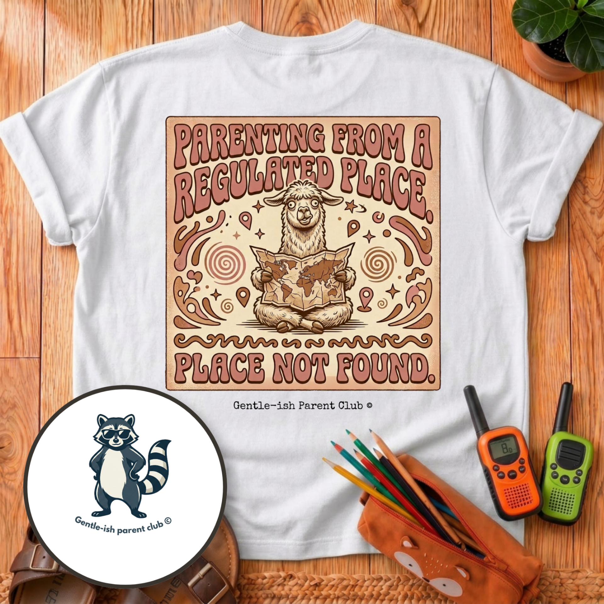 Regulated Place Back Print T-Shirt