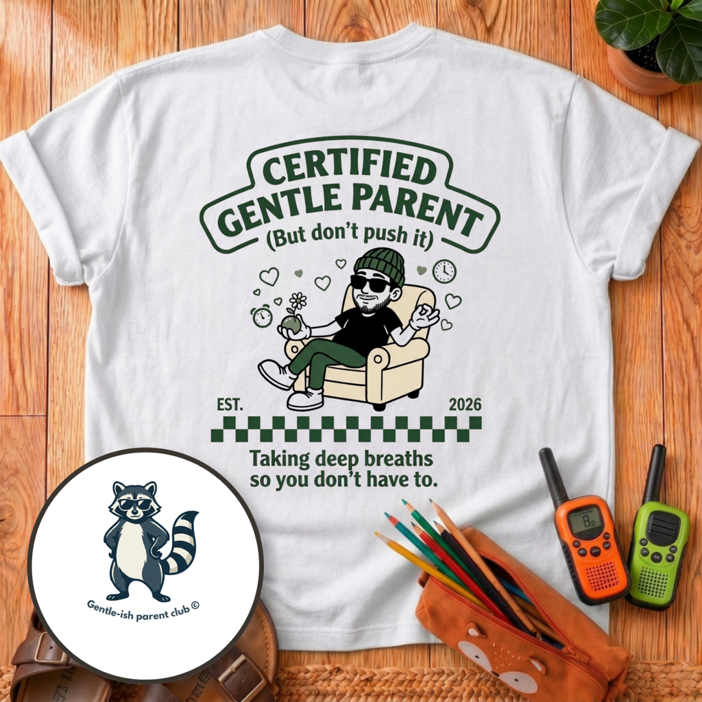 Certified Gentle Parent Back Print T-Shirt