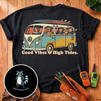 Good Vibes Back Print T-Shirt