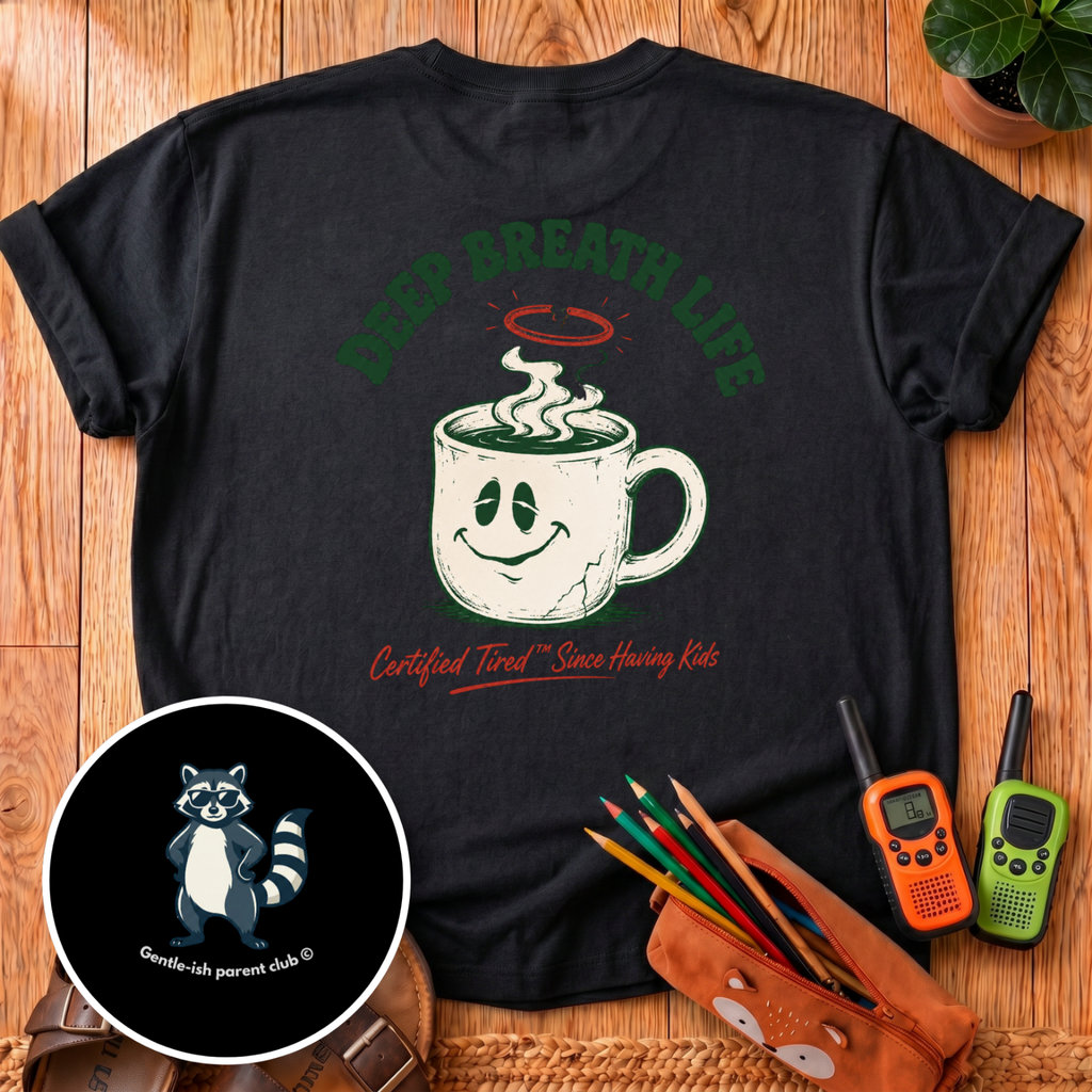 Deep Breath Life Back Print T-Shirt