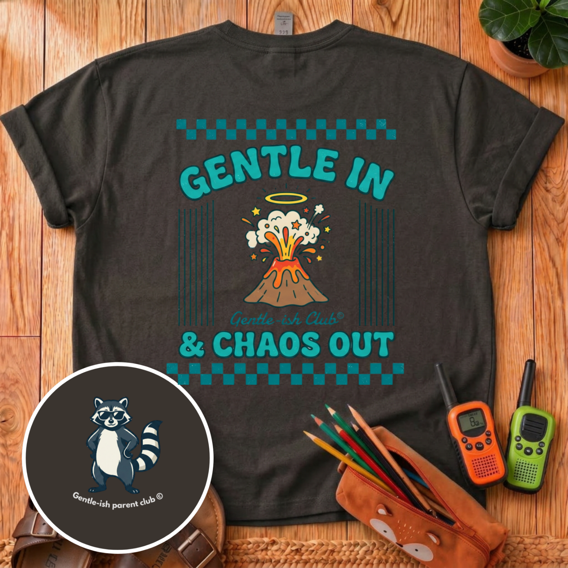 Chaos Out Back Print T-Shirt