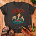 Mum Powered by Love T-Shirt