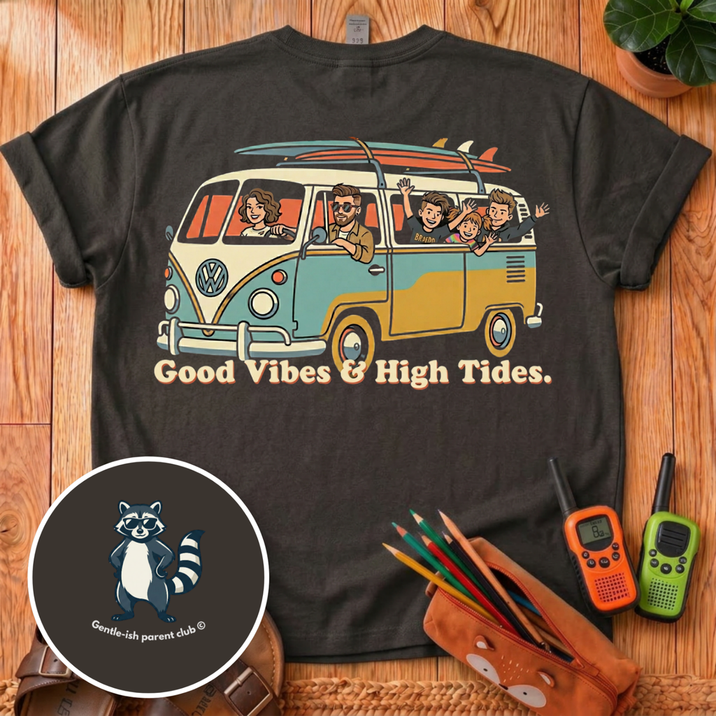 Good Vibes Back Print T-Shirt