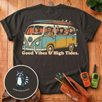 Good Vibes Back Print T-Shirt