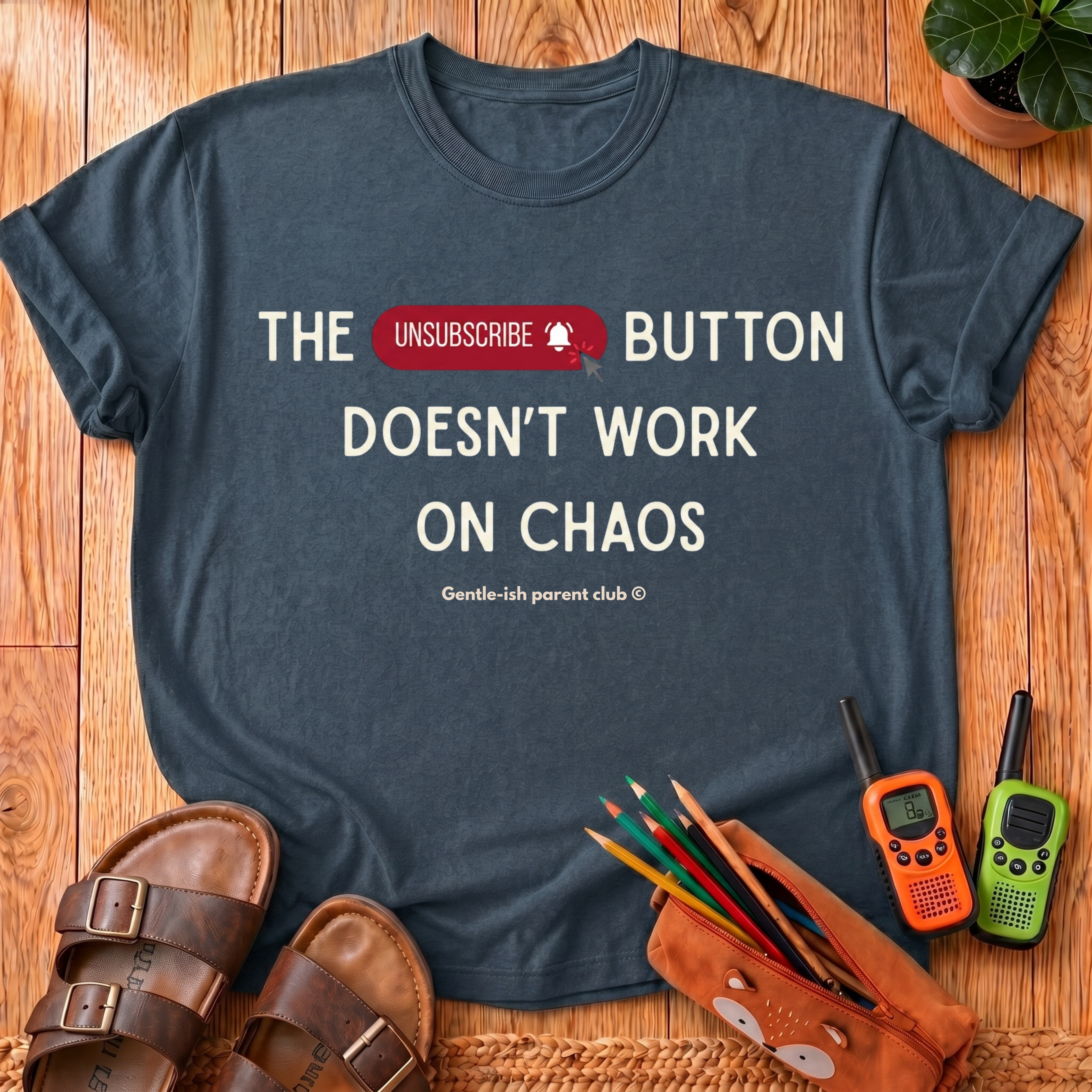 The Unsubscribe Button T-Shirt