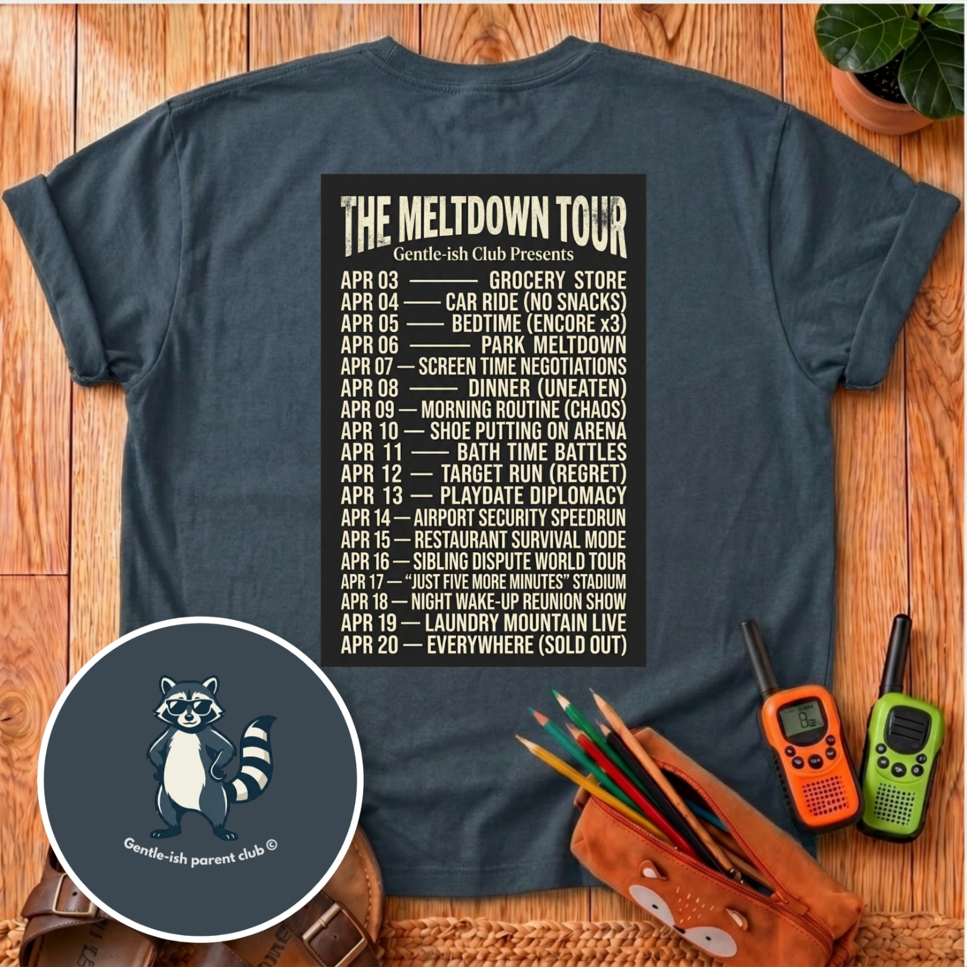 Meltdown Tour Back Print T-Shirt