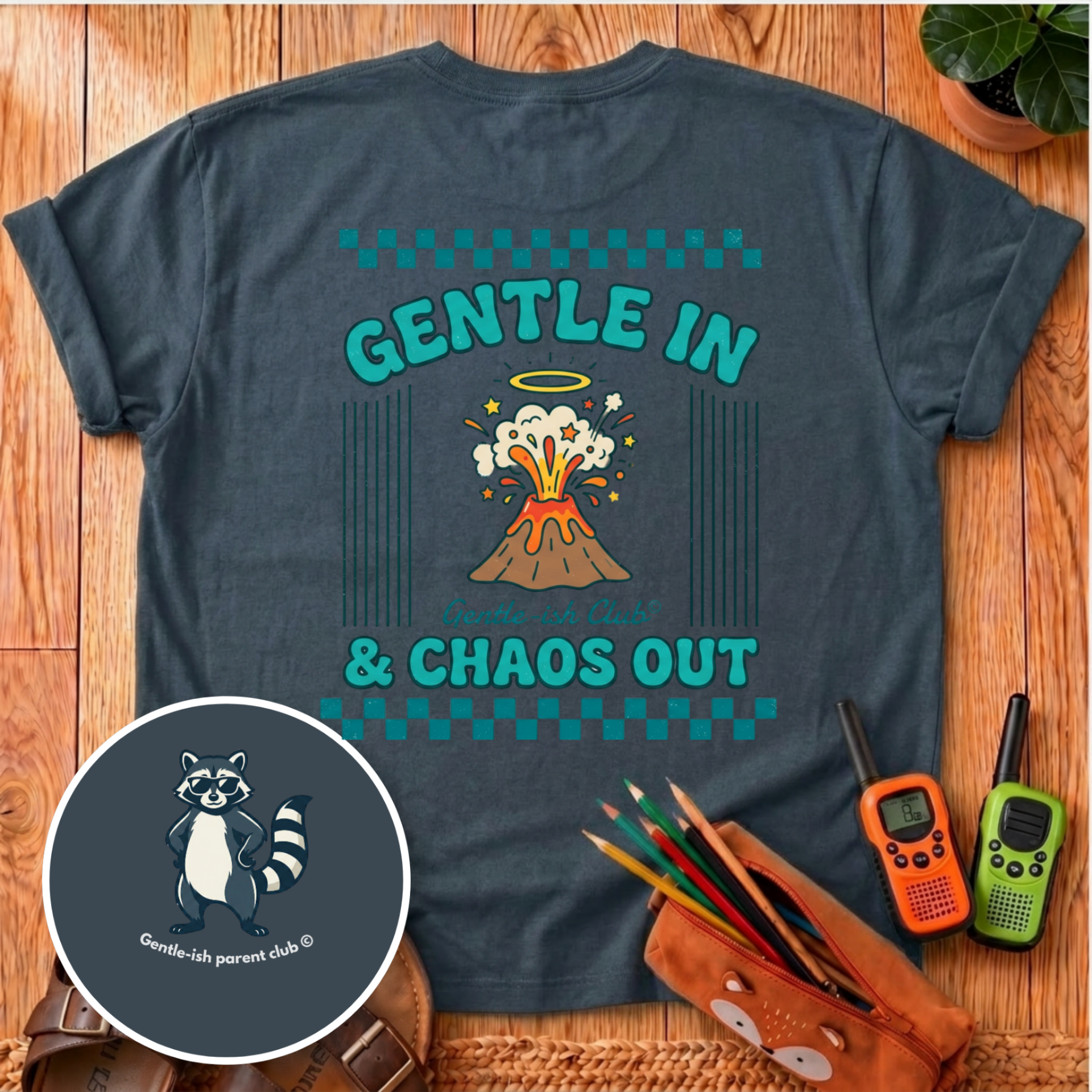 Chaos Out Back Print T-Shirt