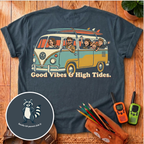Good Vibes Back Print T-Shirt
