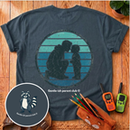 Dad and Child Back Print T-Shirt