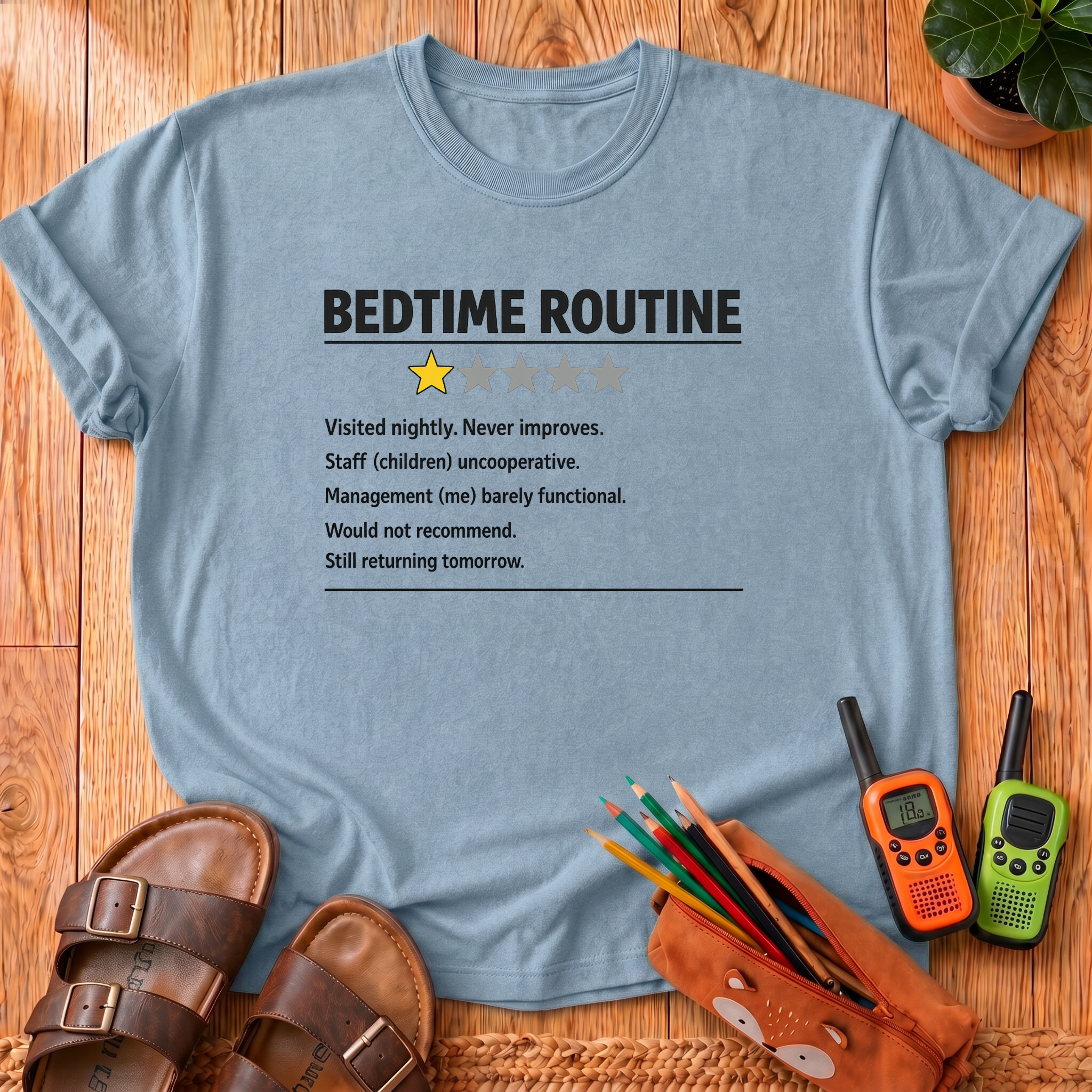 Bedtime Routine  Review T‑Shirt