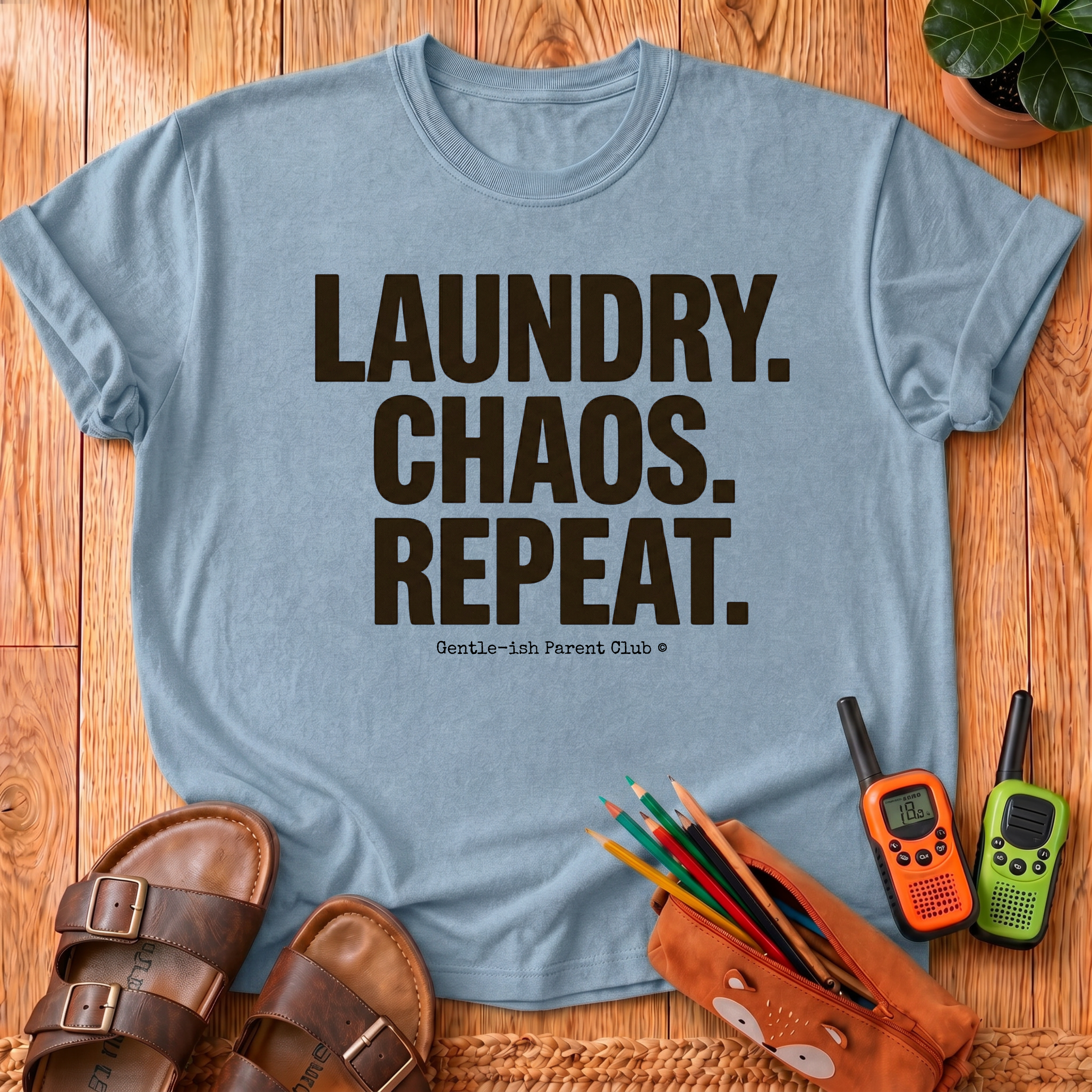Laundry. Chaos. Repeat. T-Shirt