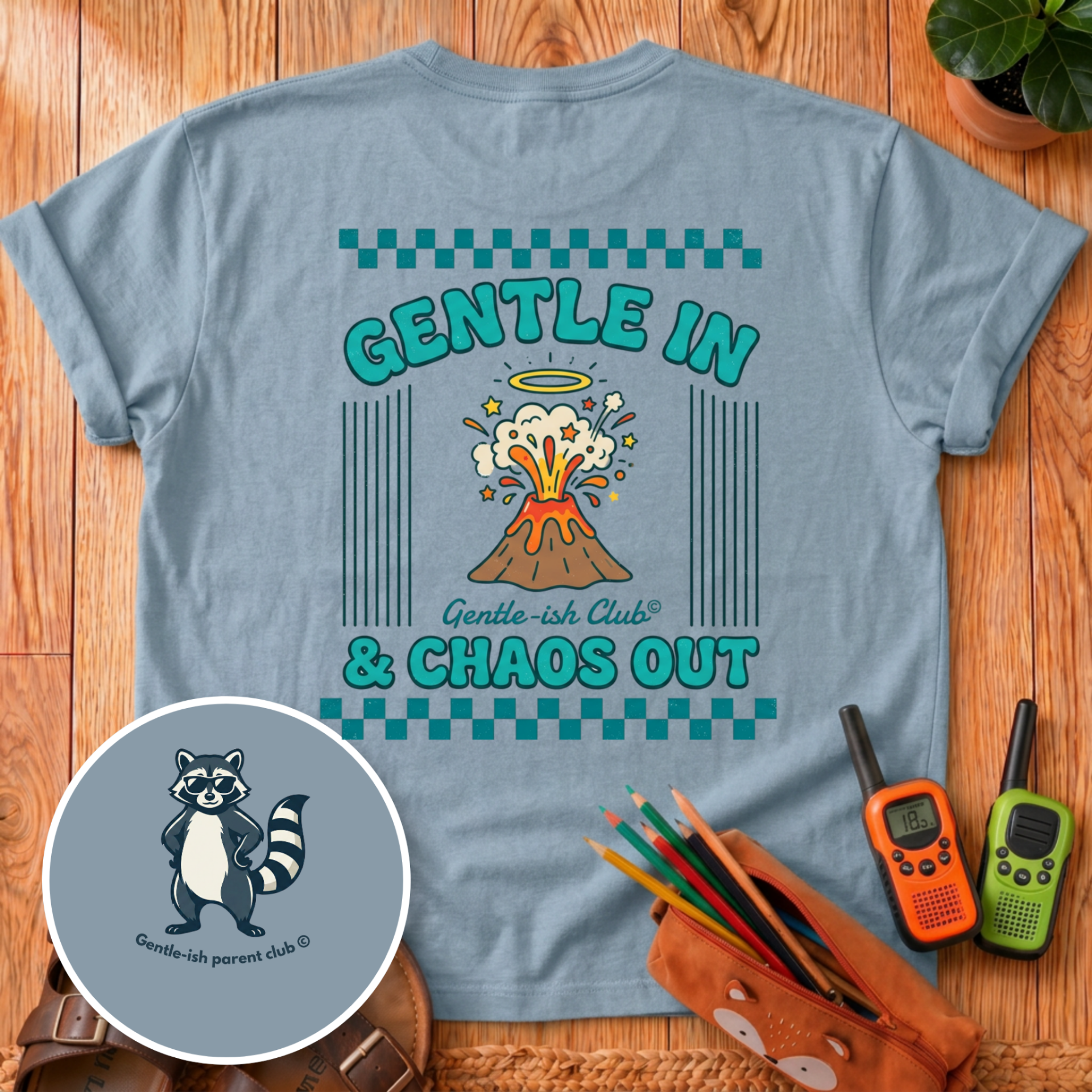 Chaos Out Back Print T-Shirt