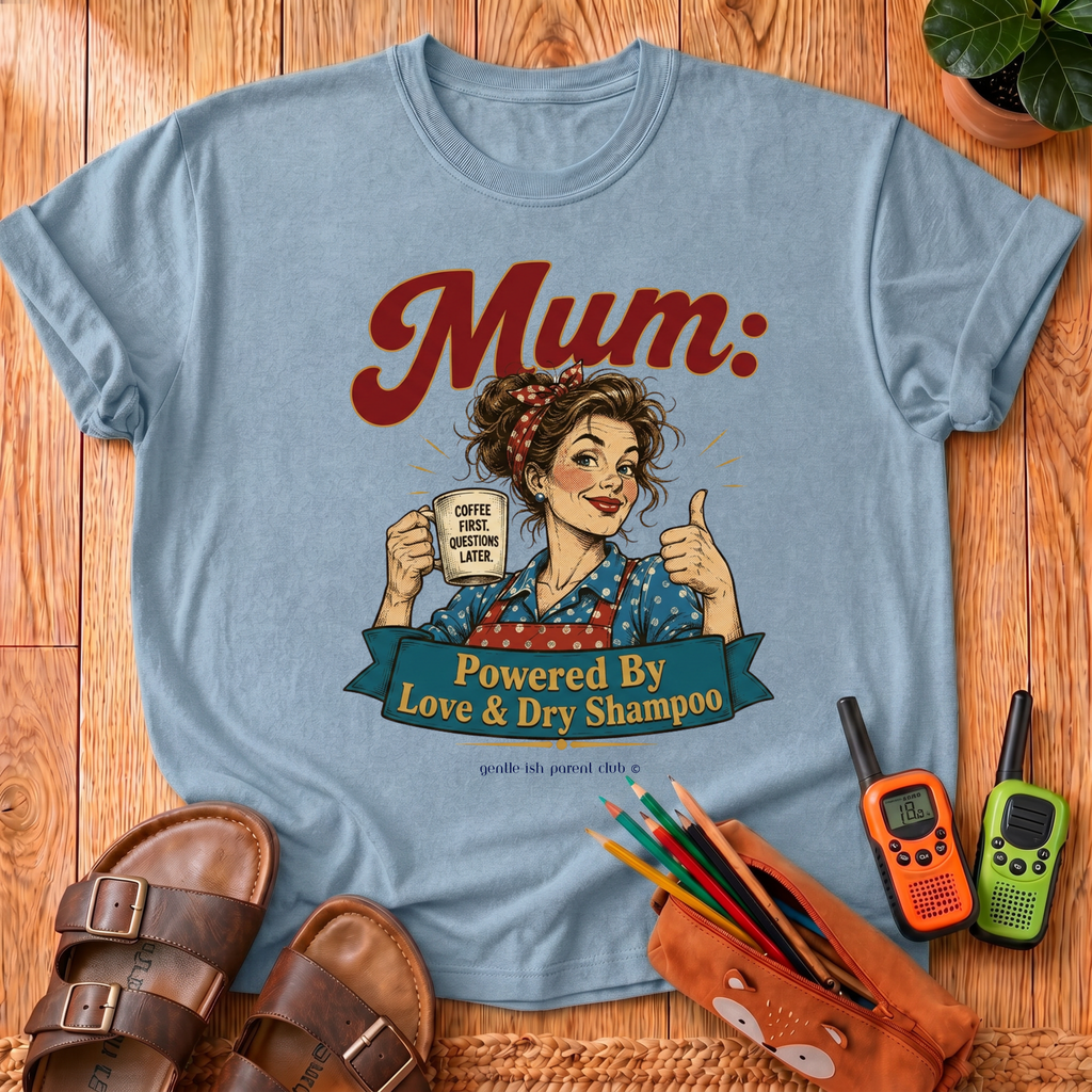 Mum Powered by Love T-Shirt