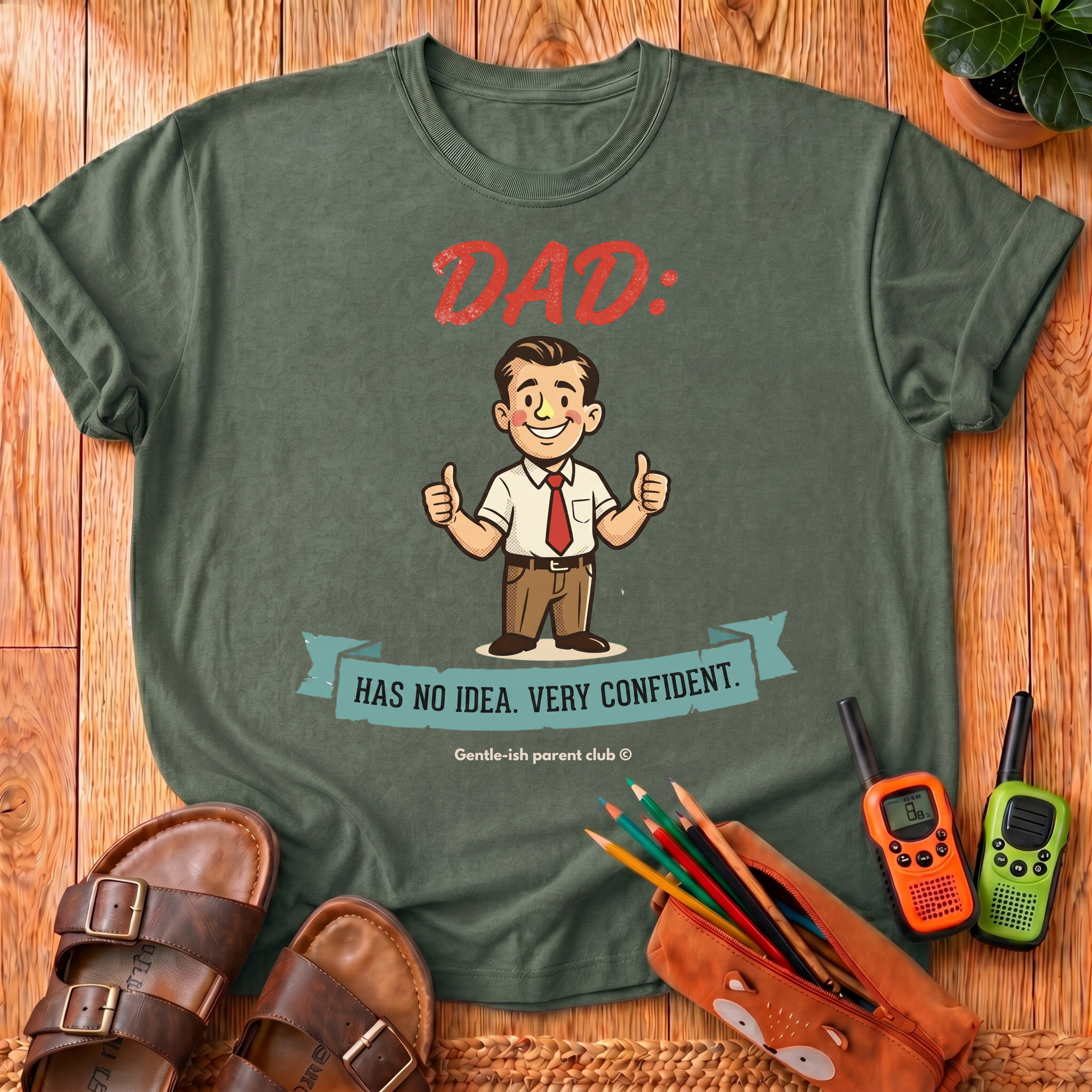 Dad: Has No Idea T-Shirt