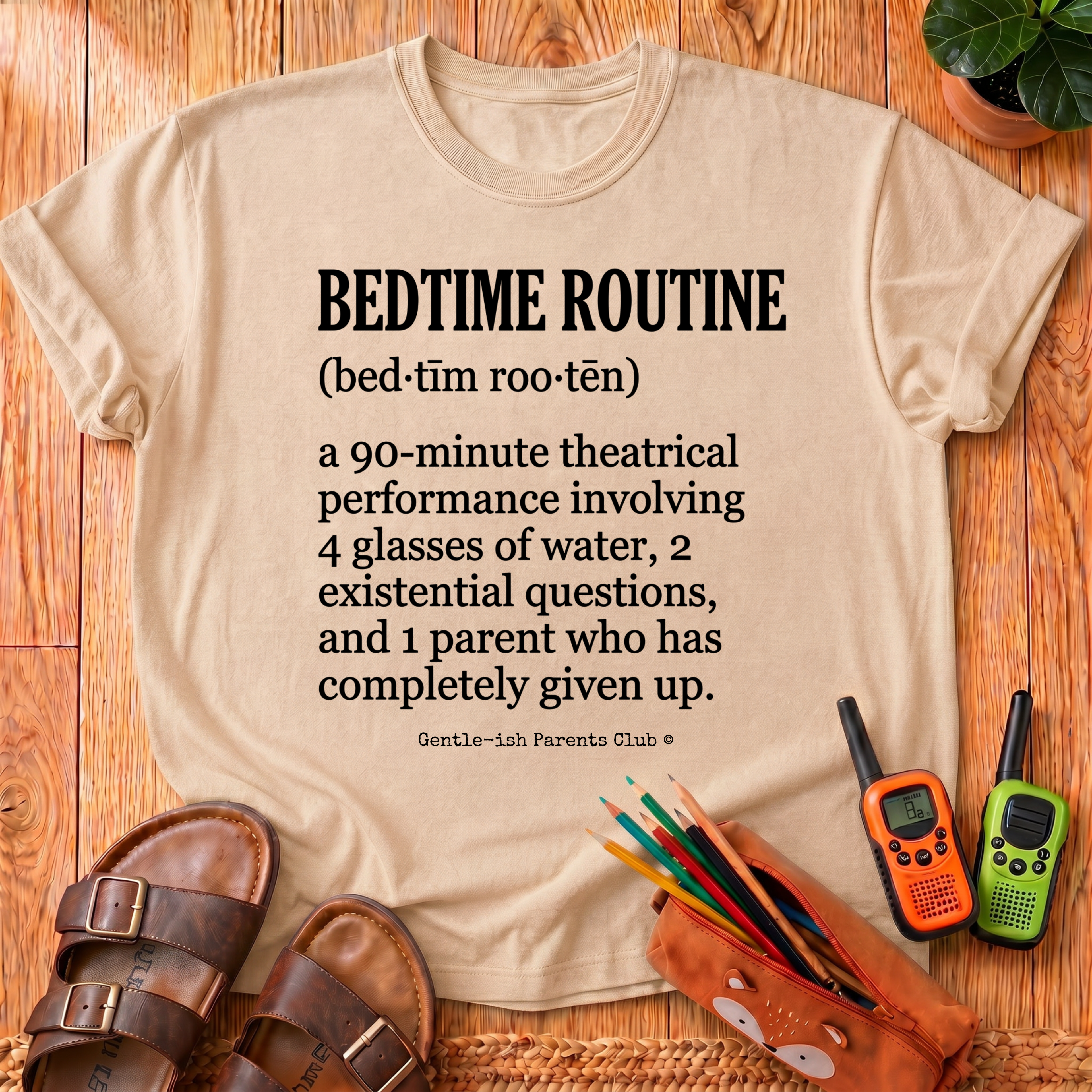 Bedtime Routine Definition T-Shirt