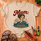 Mum Powered by Love T-Shirt