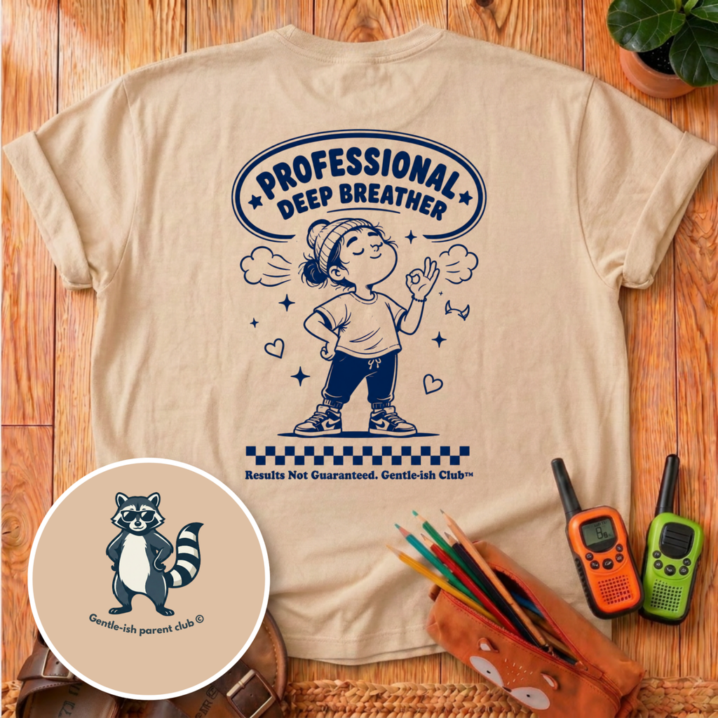 Professional Deep Breather Back Print T-Shirt