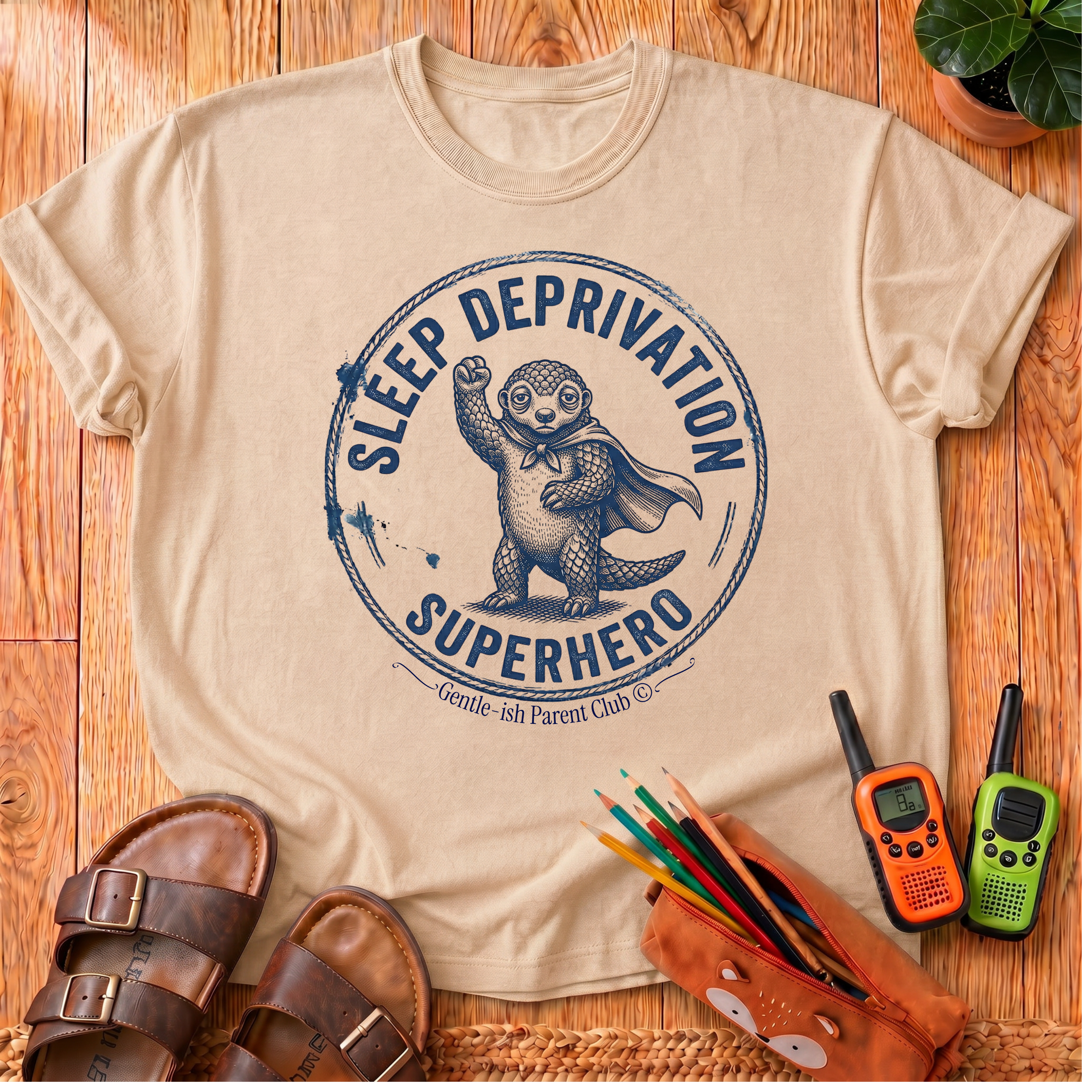 Sleep Deprivation Superhero T-Shirt
