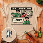 Comic Graphic Back Print T-Shirt