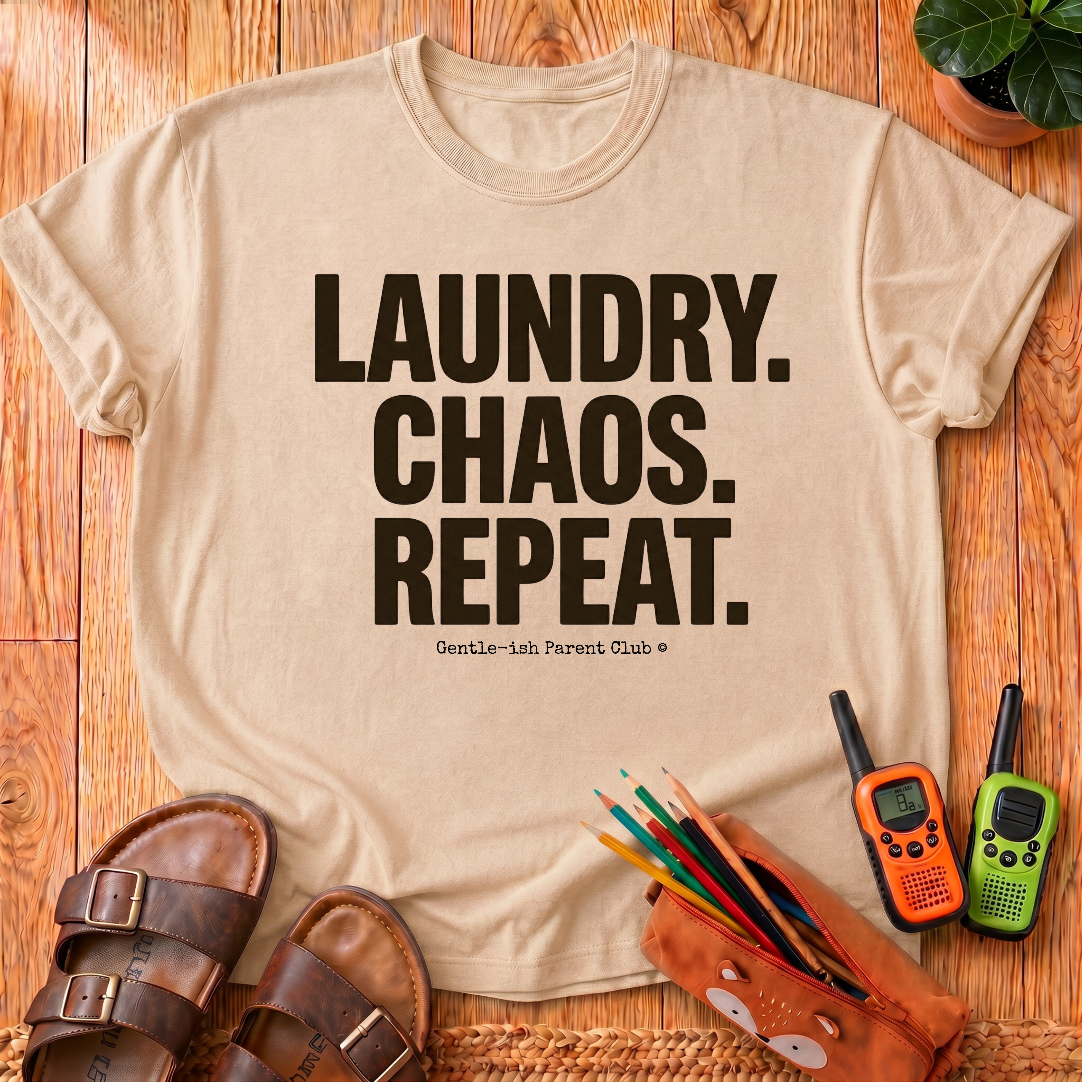 Laundry. Chaos. Repeat. T-Shirt