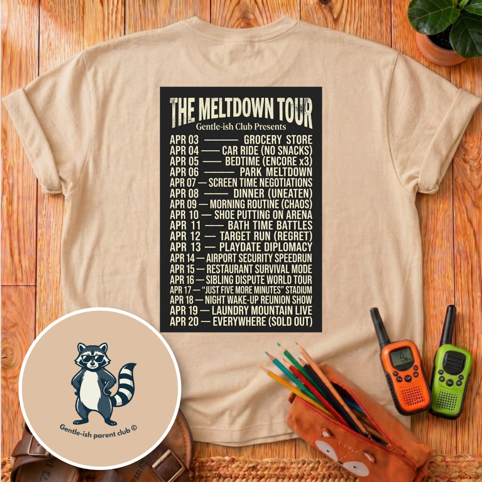 Meltdown Tour Back Print T-Shirt