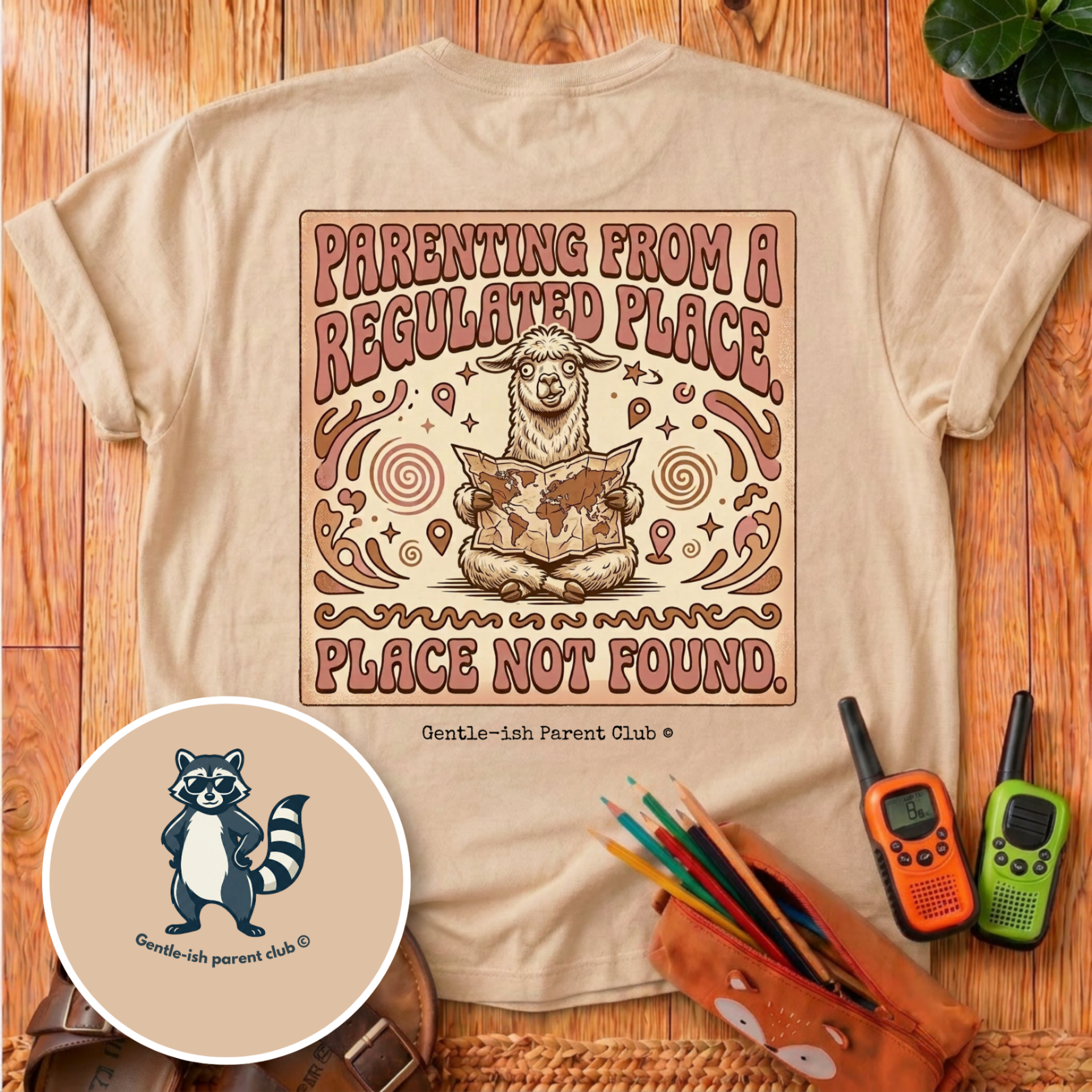 Regulated Place Back Print T-Shirt
