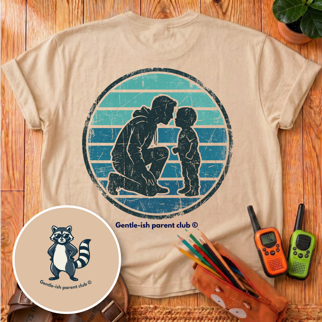 Dad and Child Back Print T-Shirt