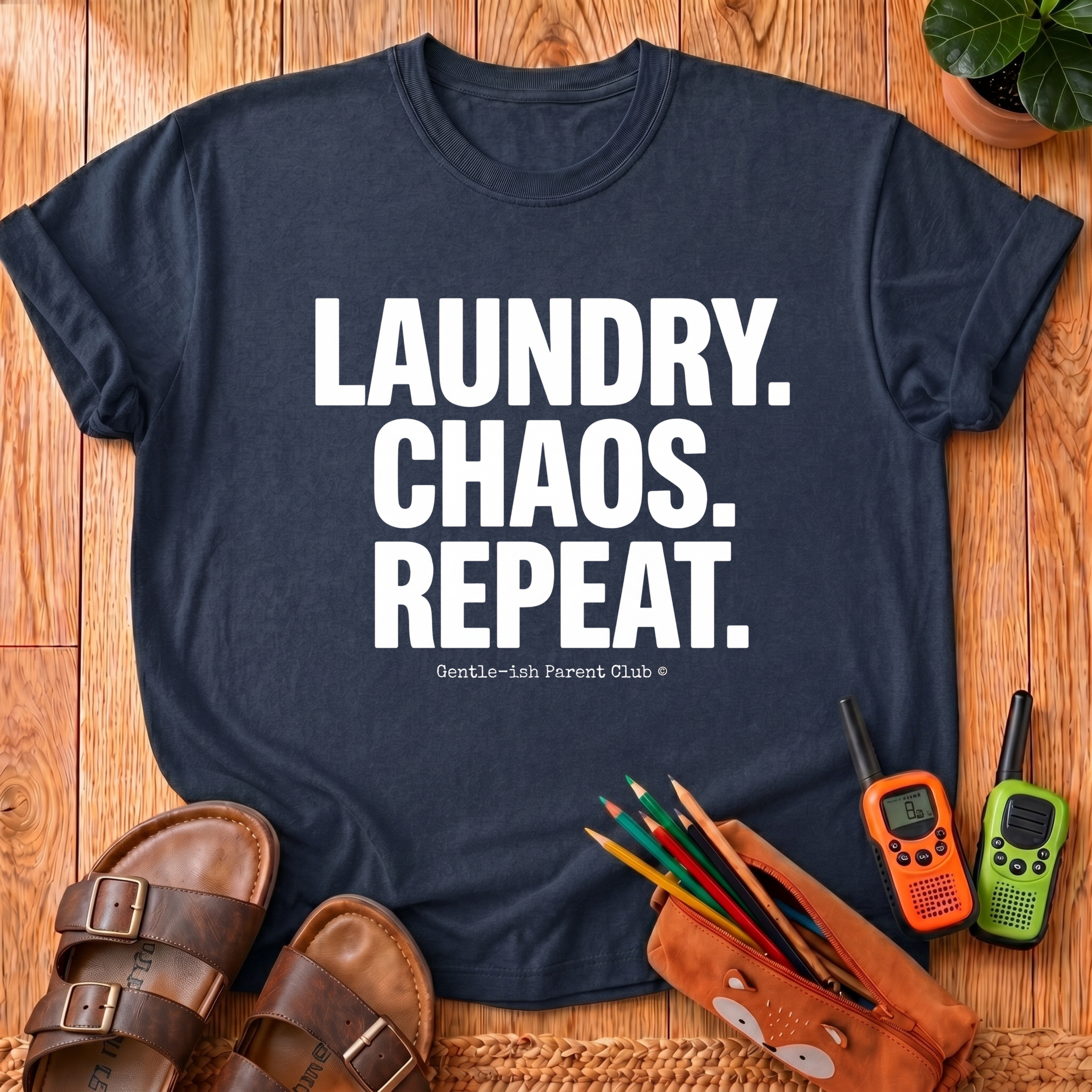 Laundry. Chaos. Repeat. T-Shirt