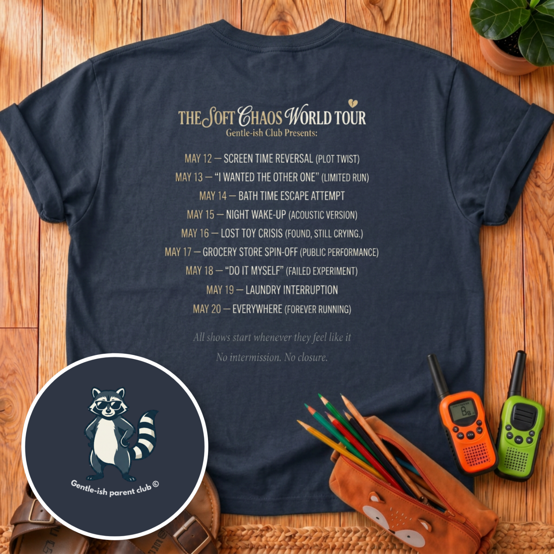 The Soft Chaos Back Print T-Shirt